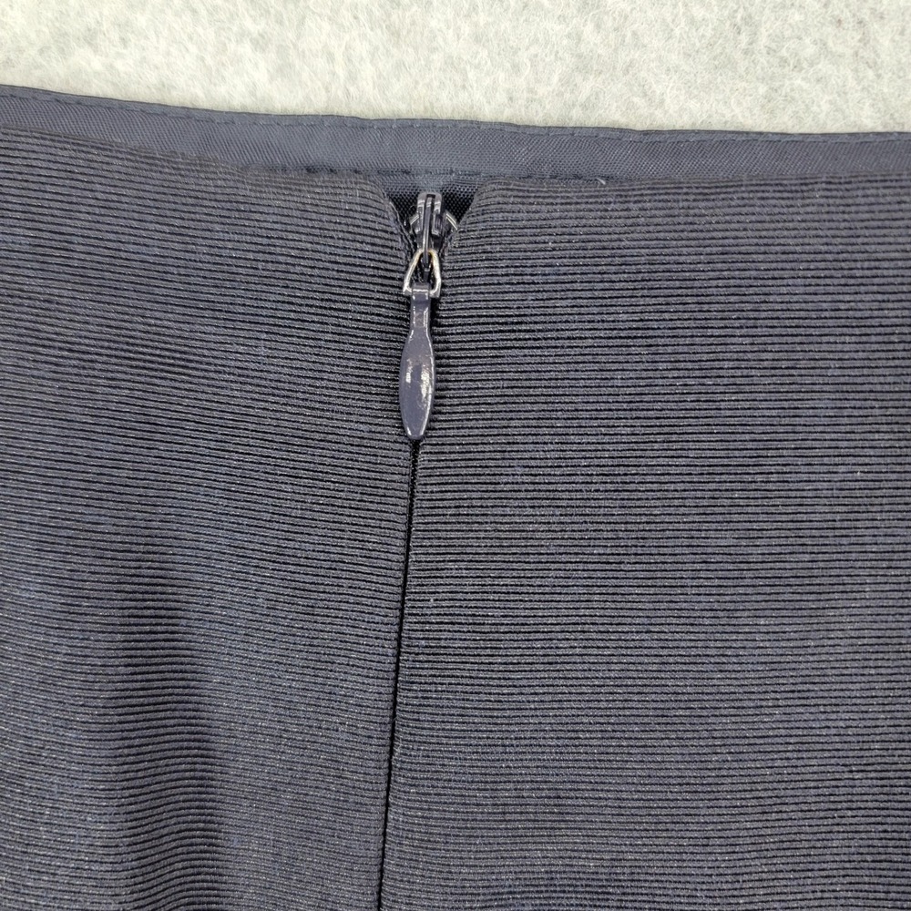 Hobbs Skirt Suit Womens 12 Blue Scallop Hem Jacket Skirt Set Lined Workwear - Picture 13 of 16